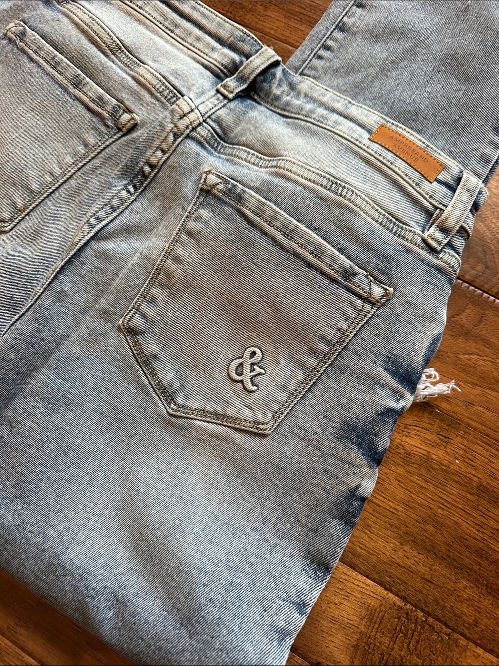 AMPERSAND AVE Light Blue womens skinny Denim Jeans 9/28